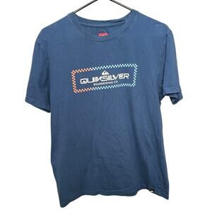Quiksilver Boardriding Co Logo T Shirt Blue - L